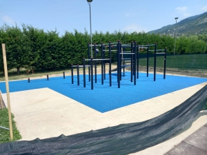 Nuova area dedicata all&#039;allenamento outdoor, Trento.